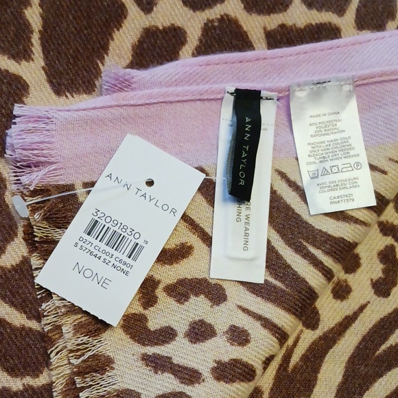 Leopard Animal Print Scarf Wrap Pashmina - NWT - Picture 2 of 4